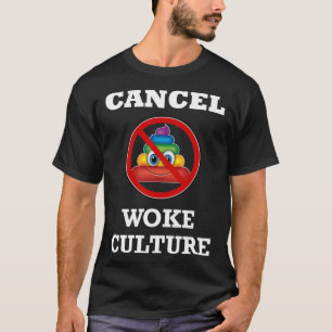 目覚めた文化アンチ社会主義共産党を取り消す Tシャツ
