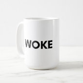 目覚めた コーヒーマグカップ (正面左)