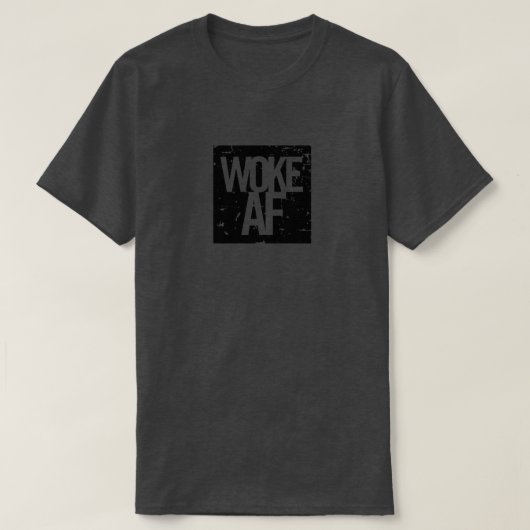 目覚めたAF滞在は現在の目覚め Tシャツ (デザイン正面)