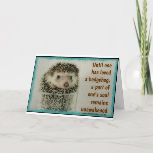 目覚めていない魂 – 誕生日カード カード (正面)