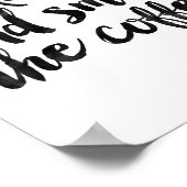 目覚めてコーヒーの匂いを嗅ぐ ポスター (角)