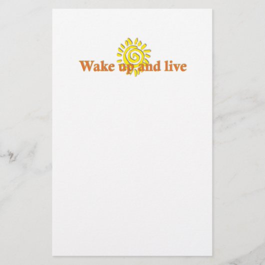 目覚めてライブ 便箋 (正面)