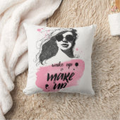 目覚めて下さい及び構成して下さい クッション (ブランケット)