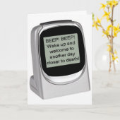 目覚めて下さい! カード (黄色い花)