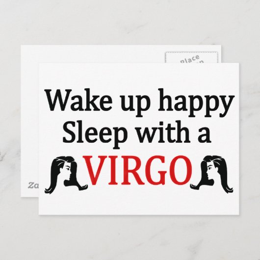 目覚めて幸せ ポストカード (正面/裏面)