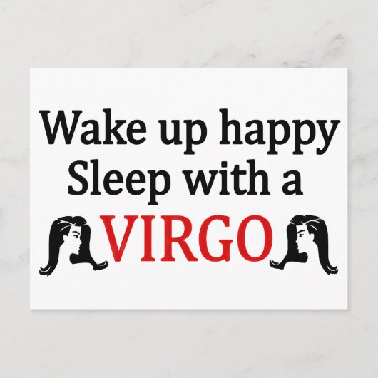 目覚めて幸せ ポストカード (正面)