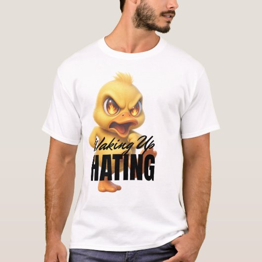 目覚めて憎悪を Tシャツ (正面)