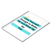 目覚めて現れるほど自分を愛せよ ノートブック (左側)