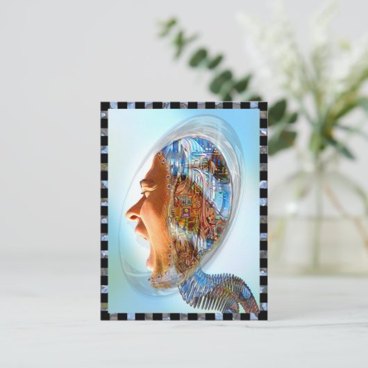 目覚めのはがき ポストカード (スタンド正面)