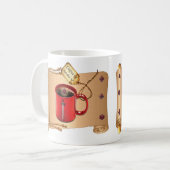 目覚めのコーヒー+1 コーヒーマグカップ (正面左)