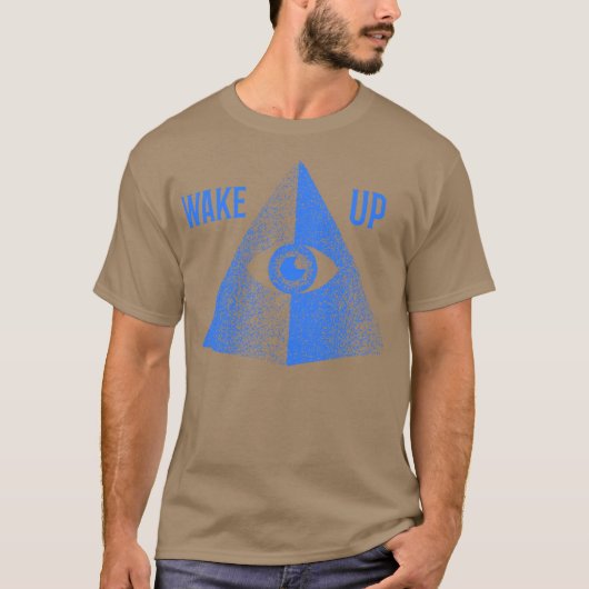 目覚めよ 陰謀 Tシャツ (正面)