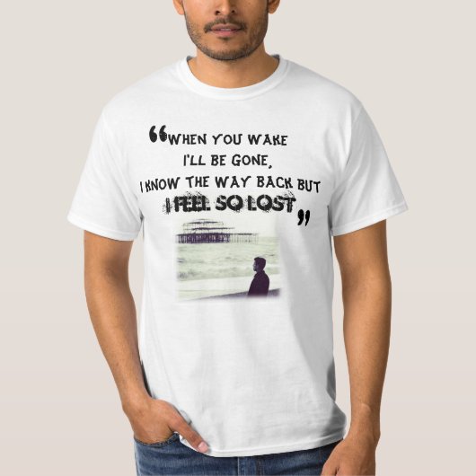 -目覚める場合のHobbieスチュワート Tシャツ (正面)