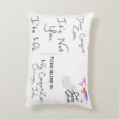 目覚める時なぜ夢を見る停止か。 アクセントの枕 アクセントクッション (裏面(縦))