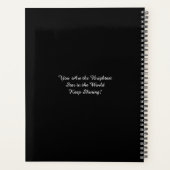 目覚める月» – ロマンチックなダンスファンタジーアート プランナー手帳 (裏面)