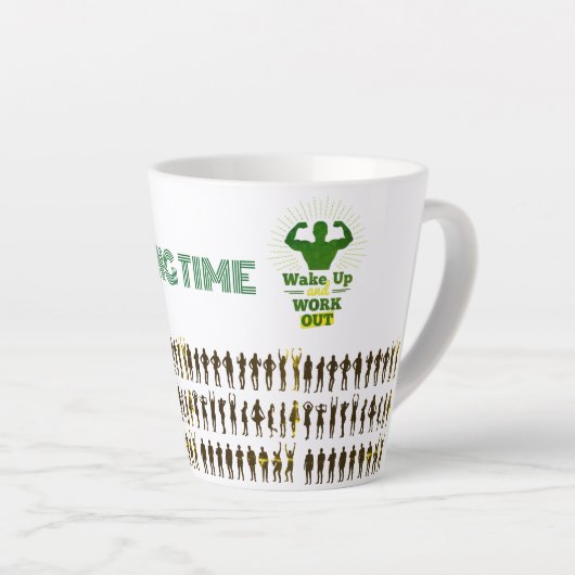 目覚める カフェラテマグ (右アングル)