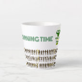 目覚める カフェラテマグ (正面)