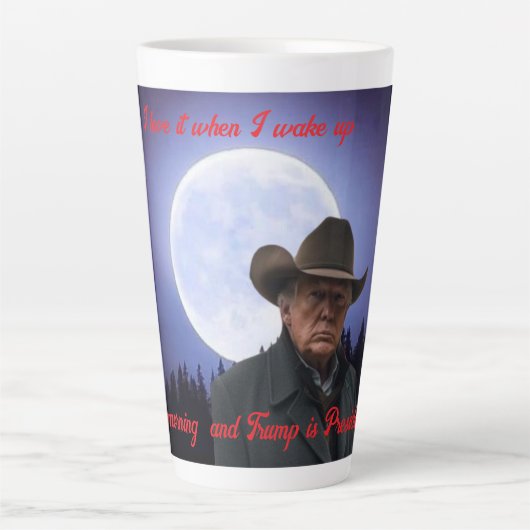 目覚める カフェラテマグ (正面)