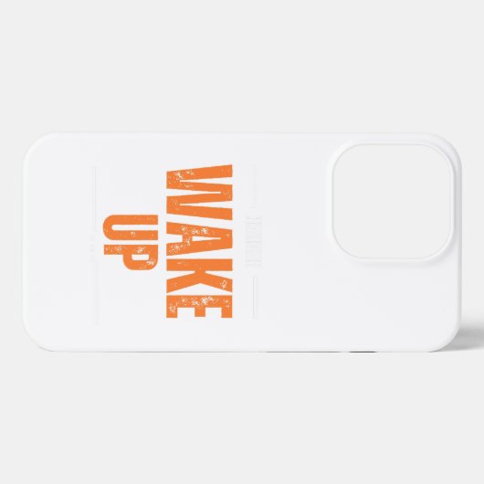 目覚める iPhoneケース (裏面横)