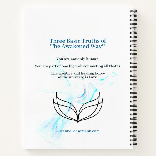 目覚めウェイクルーズあなたはとても愛されるスパイラル ノートブック (裏面)