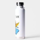 目覚めオウム ウォーターボトル (左面)