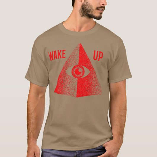 目覚めピラミッド Tシャツ (正面)