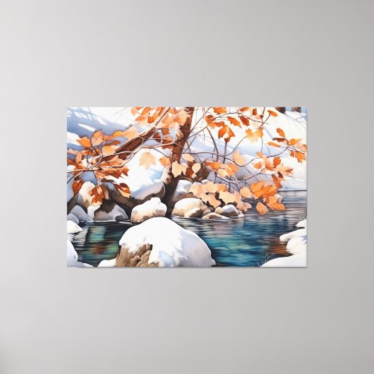 目覚め春 キャンバスプリント (正面)