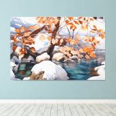 目覚め春 キャンバスプリント (インサイチュ (ウッドフロア))