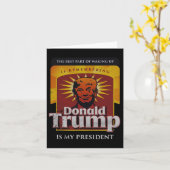 目覚め最高のた部分はDonald Tを思い出している カード (黄色い花)