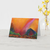 目覚め自然 – グリーティングカード (黄色い花)