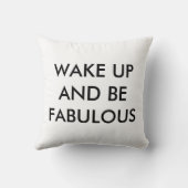 目覚め、あって下さいすばらしい装飾用クッション16"がx 16" クッション (裏面)