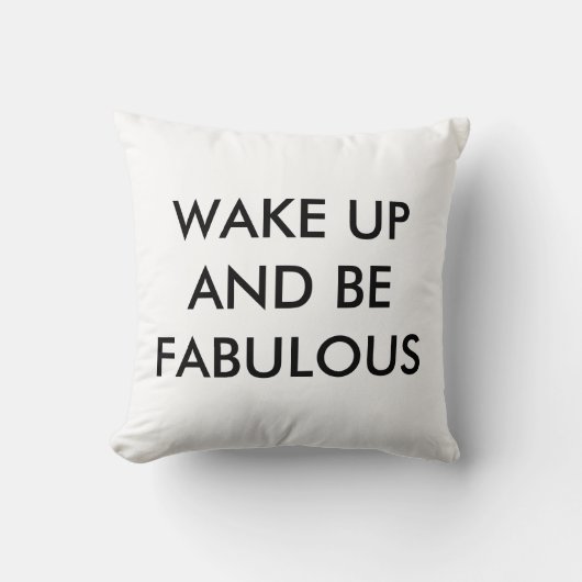 目覚め、あって下さいすばらしい装飾用クッション16"がx 16" クッション (正面)