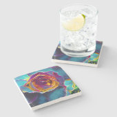 「目覚め」コースター ストーンコースター (横)