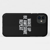 目覚め、ビー素晴らしズ、繰り返し感動的- Case-Mate iPhoneケース (裏面(横))