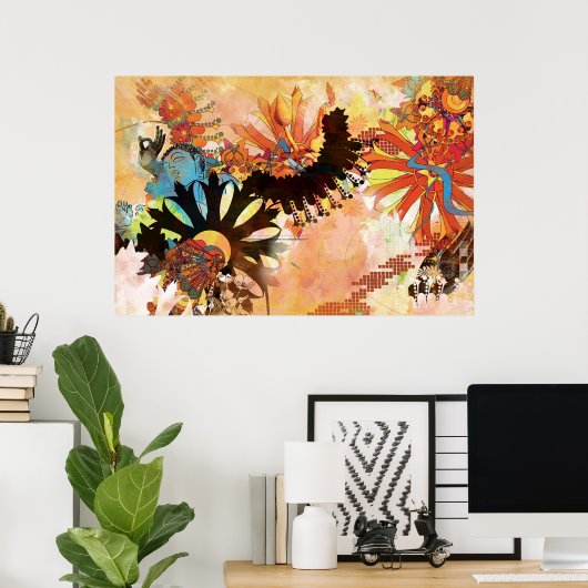 目覚め ポスター (ホームオフィス)