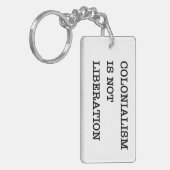 目覚め:植民地主義は解放ではない キーホルダー (正面左)