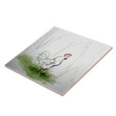 目覚め!!!鶏の鳴き声 タイル (側面)