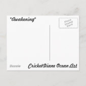 目覚め – CricketDiane海波アート製品 ポストカード (裏面)