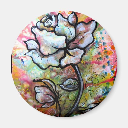 目覚め、Shadia Zayedによるスケッチ マグネット (正面)