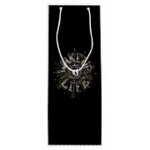 目覚感動的め4ライフ引用文イラストレーション ワインギフトバッグ (裏面)