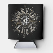 目覚感動的め4ライフ引用文イラストレーション 缶クーラー (正面)