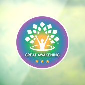 "目覚素晴らしめ"車の窓が離れない ウィンドウサイン (シート3)