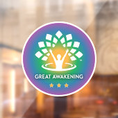 "目覚素晴らしめ"車の窓が離れない ウィンドウサイン (シート2)