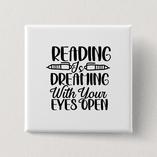 目読を開けて夢を見ている 缶バッジ (正面)