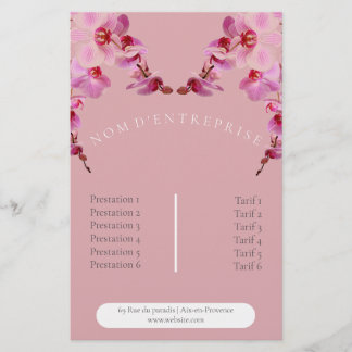 目論見書14 cm X 21,6 Cmフライヤーデュタリフ チラシ