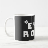 目転が – 皮肉 コーヒーマグカップ (左)