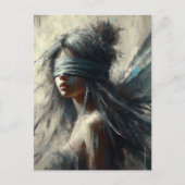 目隠しの妖精 ポストカード (正面)