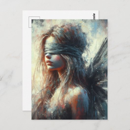 目隠しの妖精 ポストカード (正面/裏面)