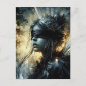 目隠しの妖精 ポストカード (正面)