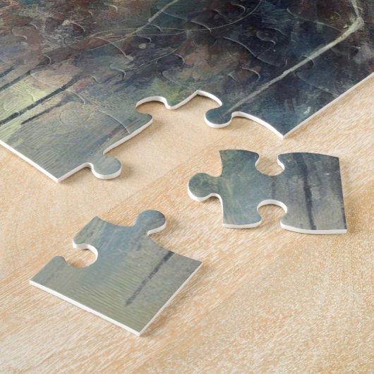 目隠しをした美しい妖精 ジグソーパズル (側面)