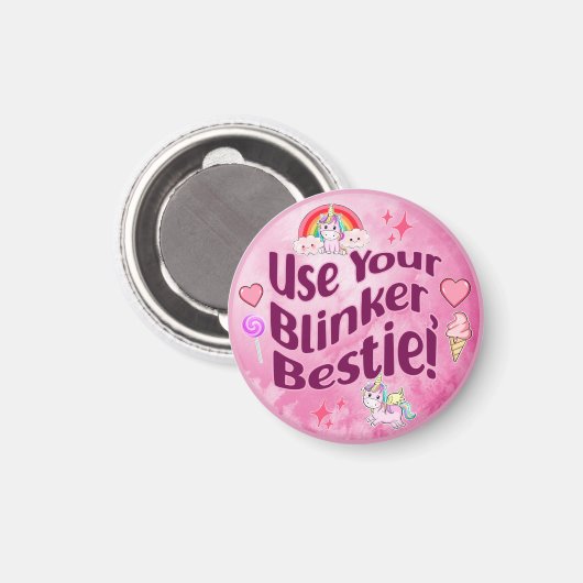 目隠しを使えベスティー!BFFフリ最高のーズハート マグネット (正面/裏面)